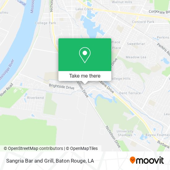 Sangria Bar and Grill map