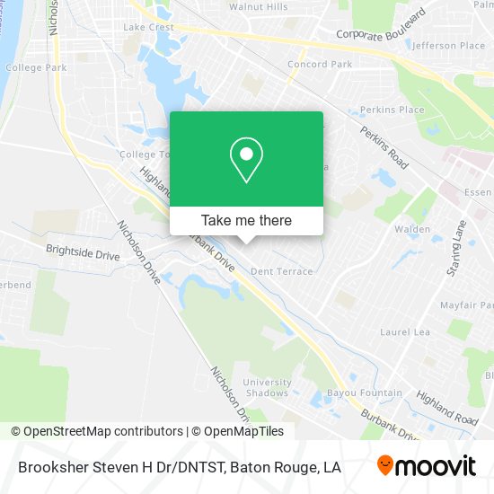 Brooksher Steven H Dr/DNTST map