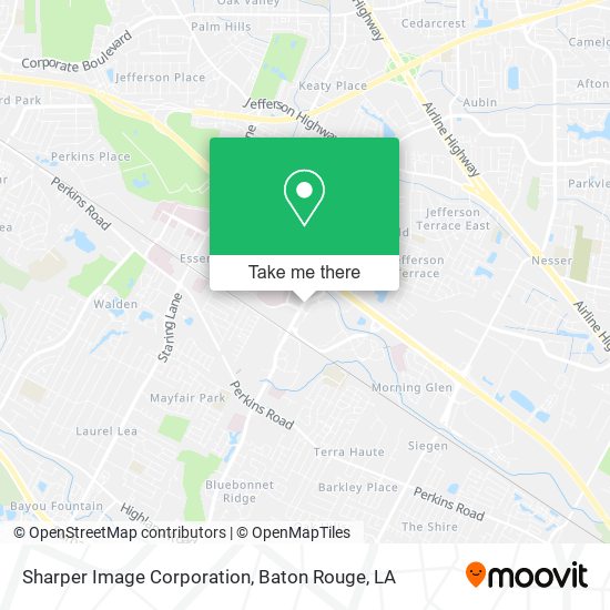 Sharper Image Corporation map