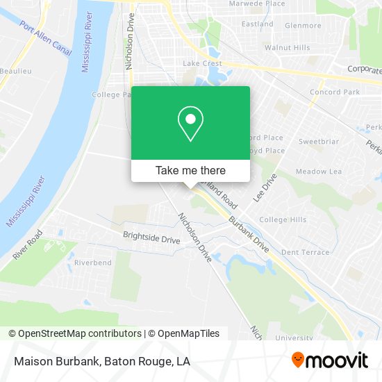 Mapa de Maison Burbank