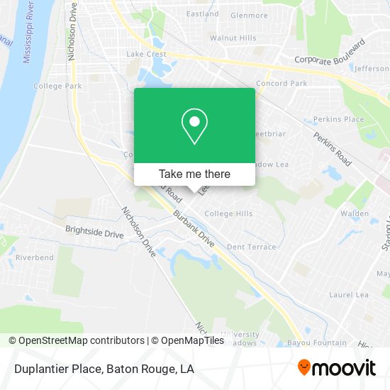 Mapa de Duplantier Place