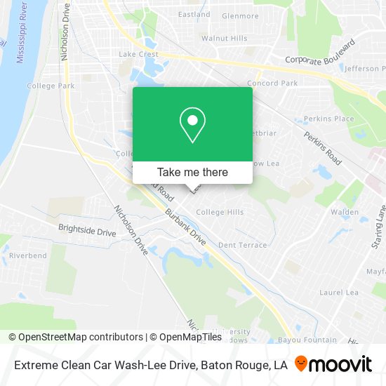 Mapa de Extreme Clean Car Wash-Lee Drive