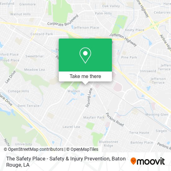 The Safety Place - Safety & Injury Prevention map