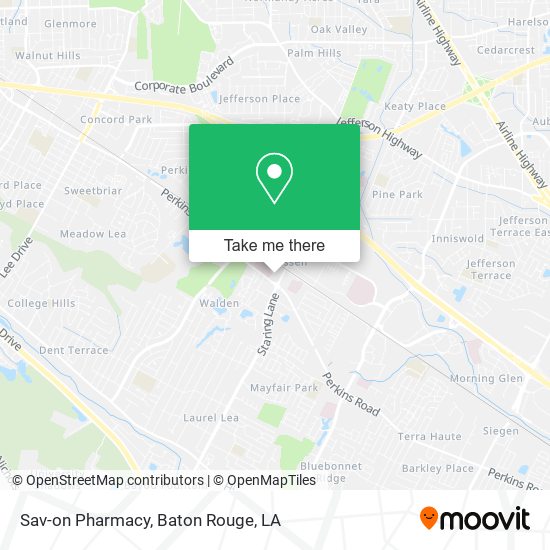 Mapa de Sav-on Pharmacy