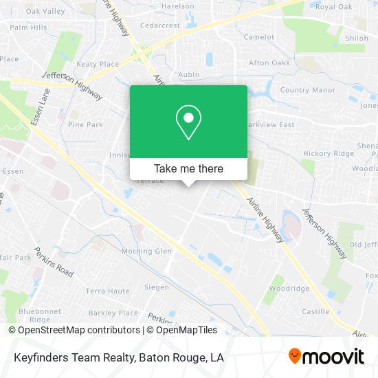 Mapa de Keyfinders Team Realty