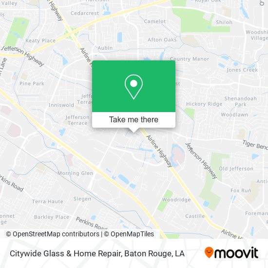 Mapa de Citywide Glass & Home Repair