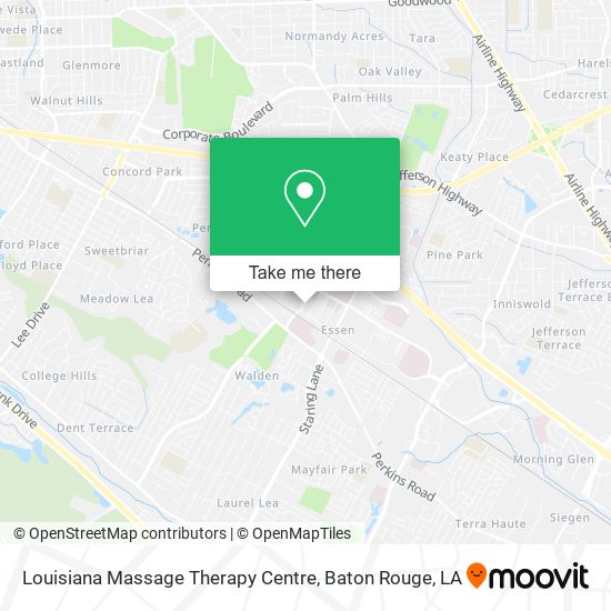 Mapa de Louisiana Massage Therapy Centre