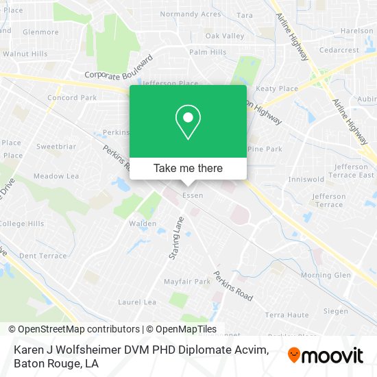 Karen J Wolfsheimer DVM PHD Diplomate Acvim map