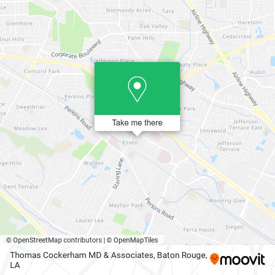 Mapa de Thomas Cockerham MD & Associates