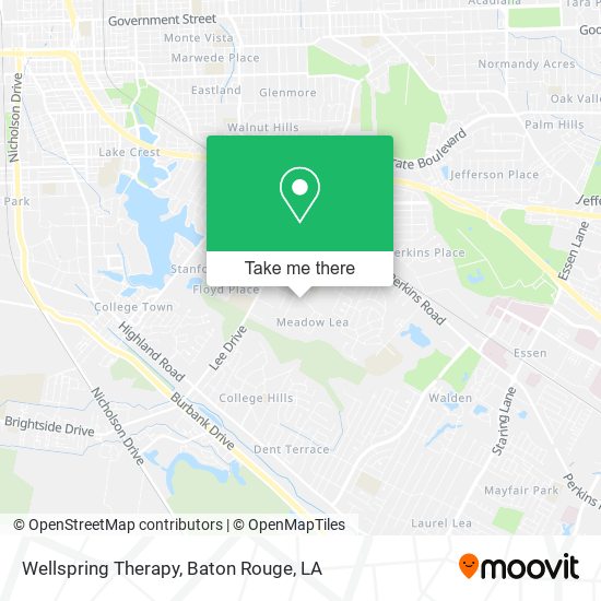 Wellspring Therapy map