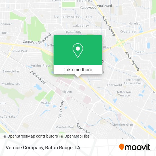 Vernice Company map
