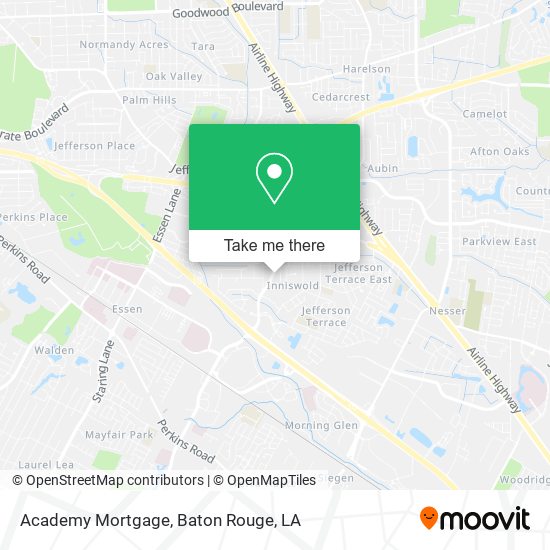 Mapa de Academy Mortgage