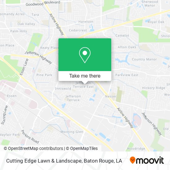 Cutting Edge Lawn & Landscape map