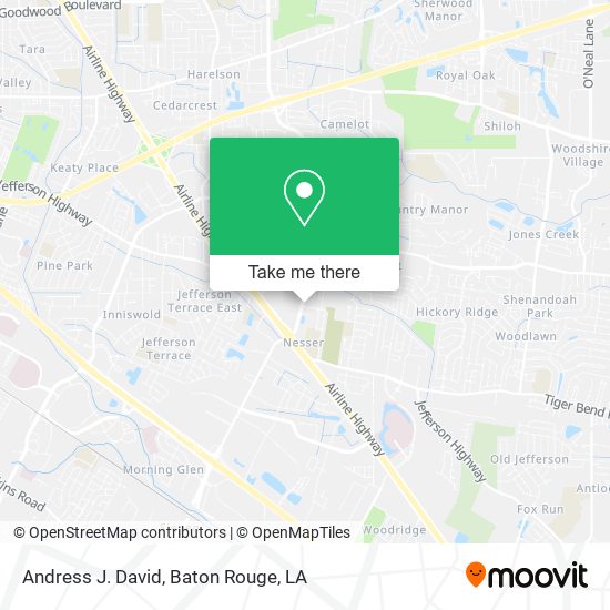Mapa de Andress J. David
