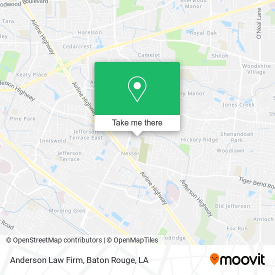 Mapa de Anderson Law Firm