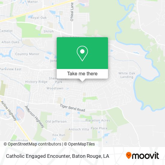 Mapa de Catholic Engaged Encounter