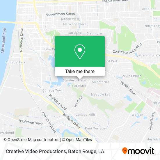 Creative Video Productions map