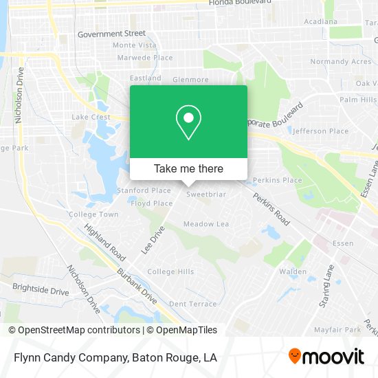 Mapa de Flynn Candy Company