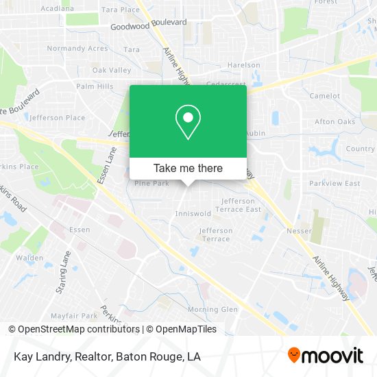 Kay Landry, Realtor map