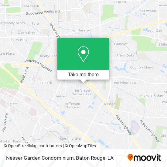 Nesser Garden Condominium map