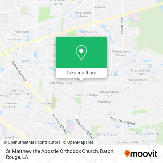 St Matthew the Apostle Orthodox Church map