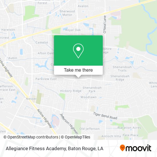 Allegiance Fitness Academy map