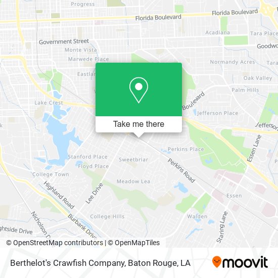 Berthelot's Crawfish Company map