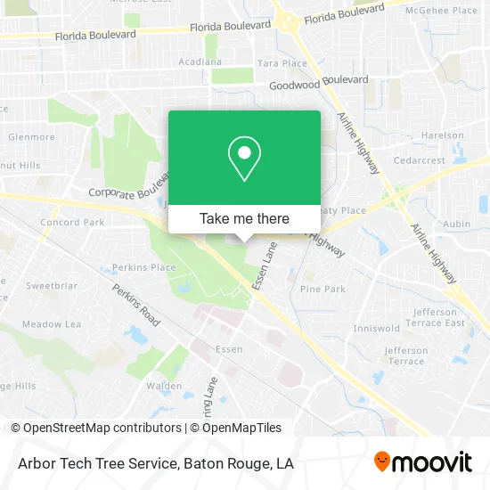 Arbor Tech Tree Service map
