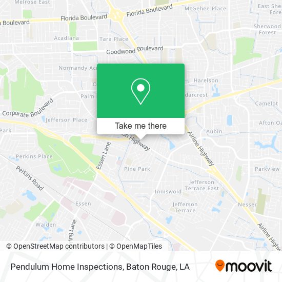 Pendulum Home Inspections map