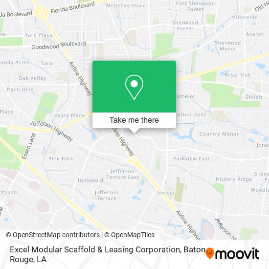 Mapa de Excel Modular Scaffold & Leasing Corporation