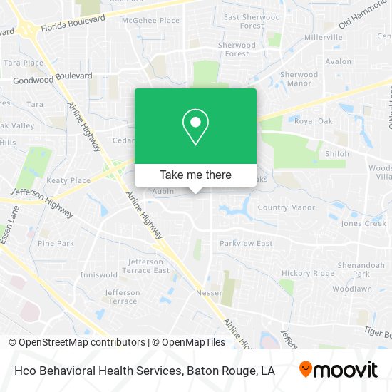 Hco Behavioral Health Services map