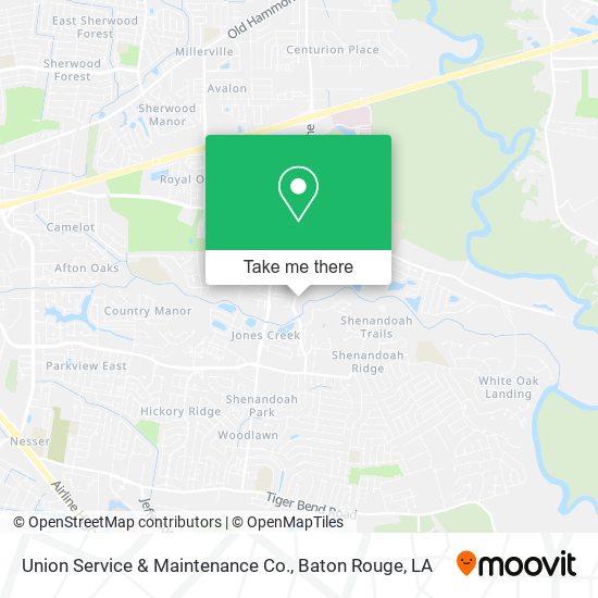 Union Service & Maintenance Co. map