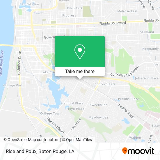 Mapa de Rice and Roux
