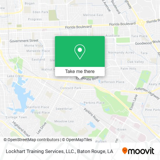 Lockhart Training Services, LLC. map