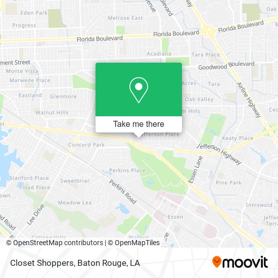 Mapa de Closet Shoppers
