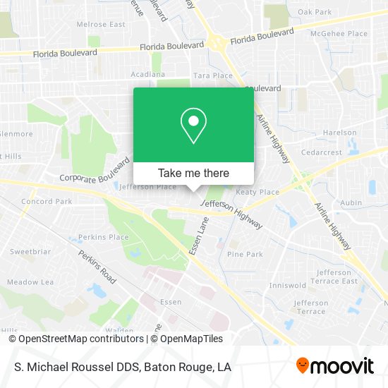 S. Michael Roussel DDS map