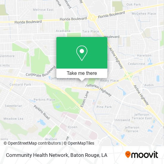 Community Health Network map