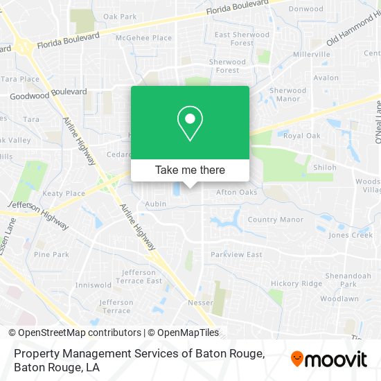 Mapa de Property Management Services of Baton Rouge