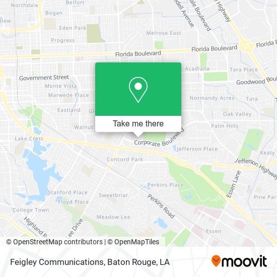 Mapa de Feigley Communications