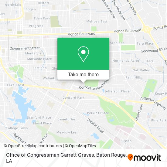 Mapa de Office of Congressman Garrett Graves