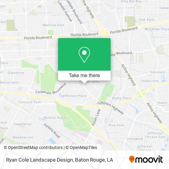 Ryan Cole Landscape Design map