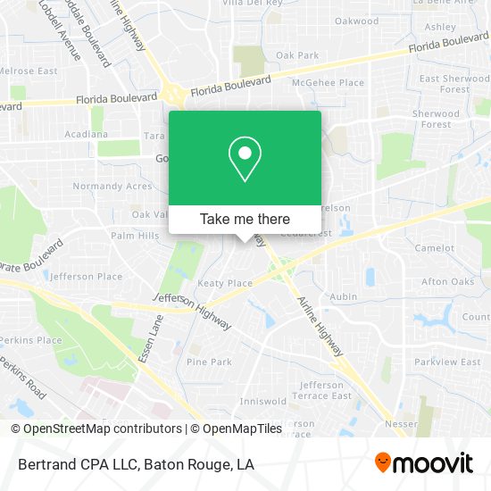 Mapa de Bertrand CPA LLC