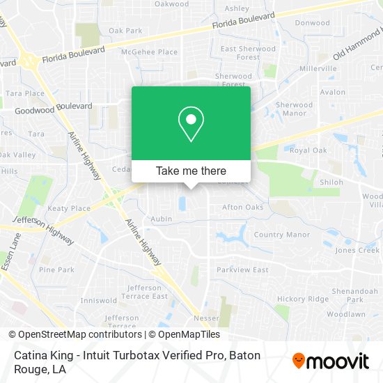 Catina King - Intuit Turbotax Verified Pro map