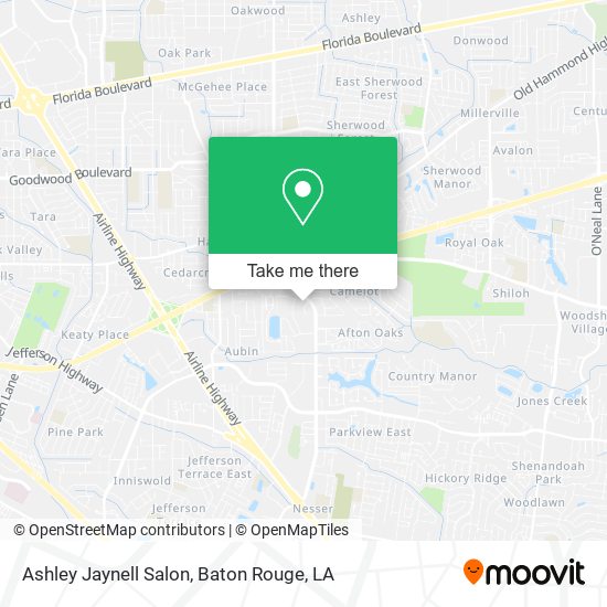Mapa de Ashley Jaynell Salon