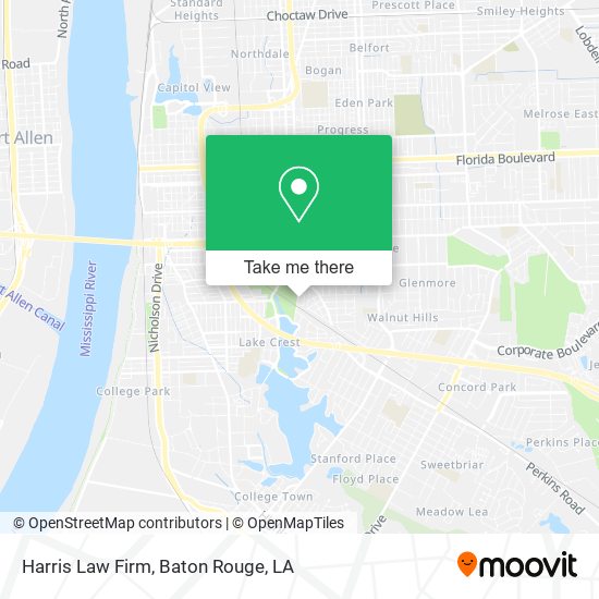 Mapa de Harris Law Firm