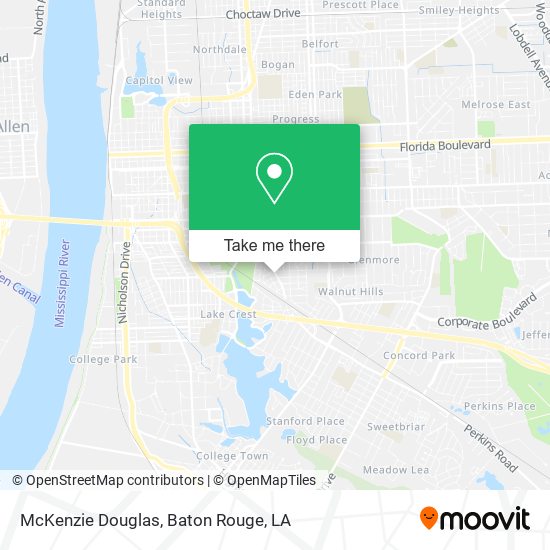Mapa de McKenzie Douglas