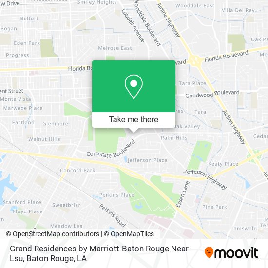 Grand Residences by Marriott-Baton Rouge Near Lsu map