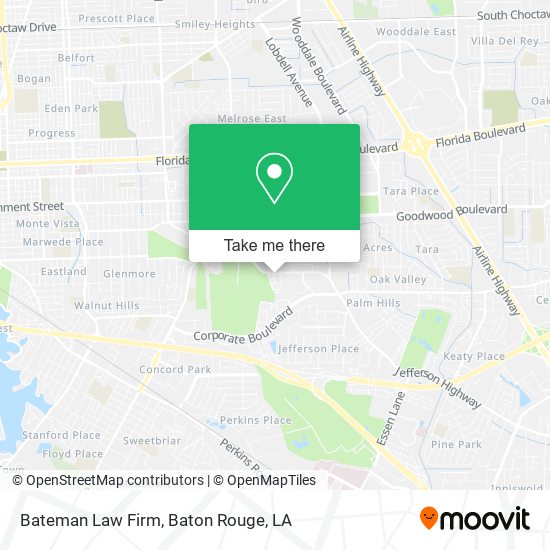 Bateman Law Firm map