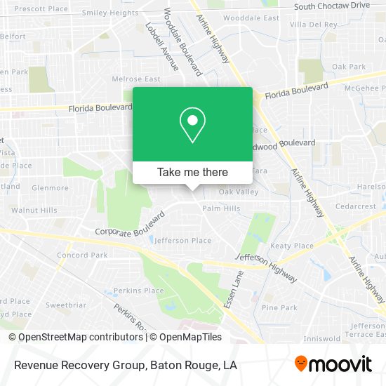 Mapa de Revenue Recovery Group