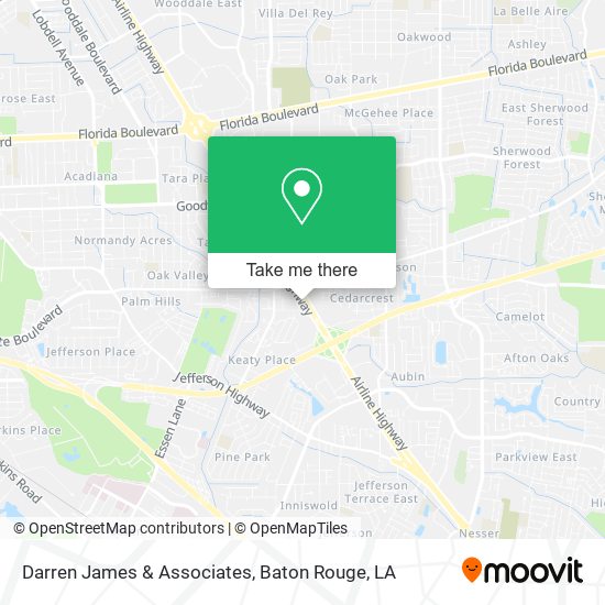 Darren James & Associates map